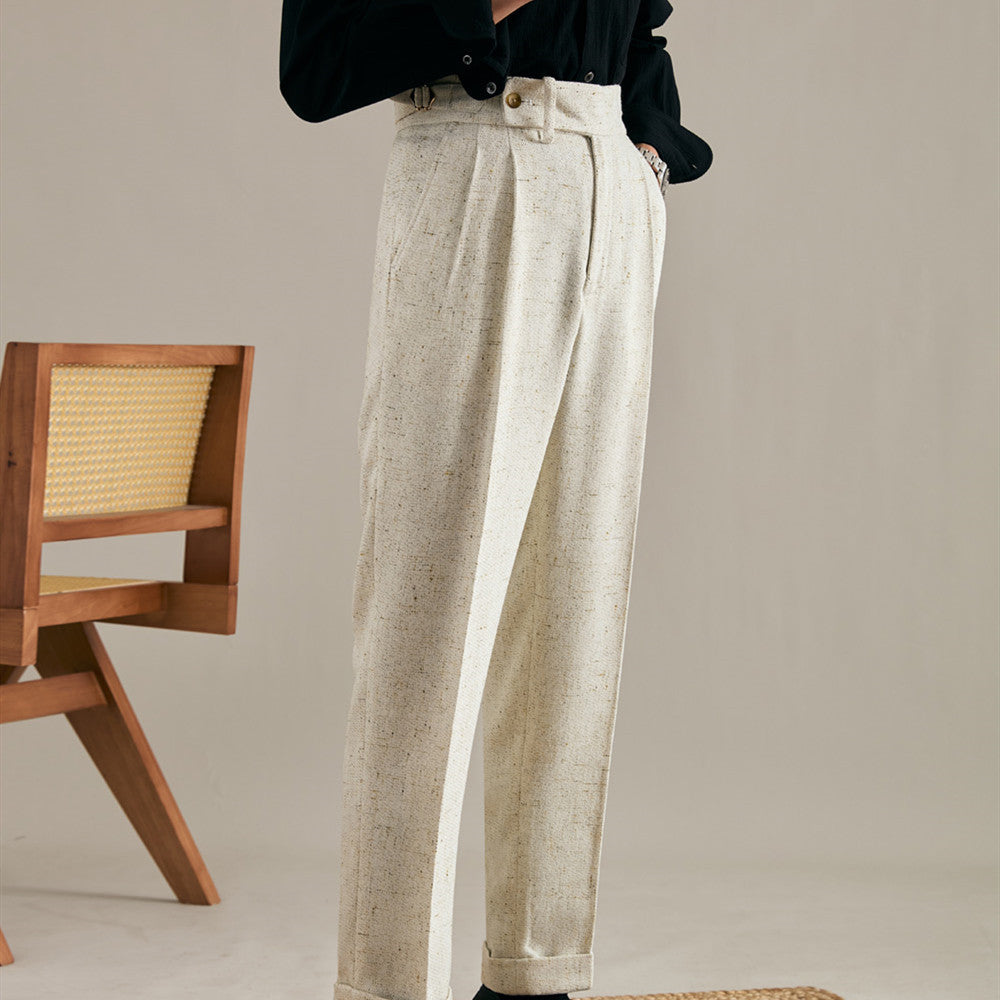 Double Pleated Trousers