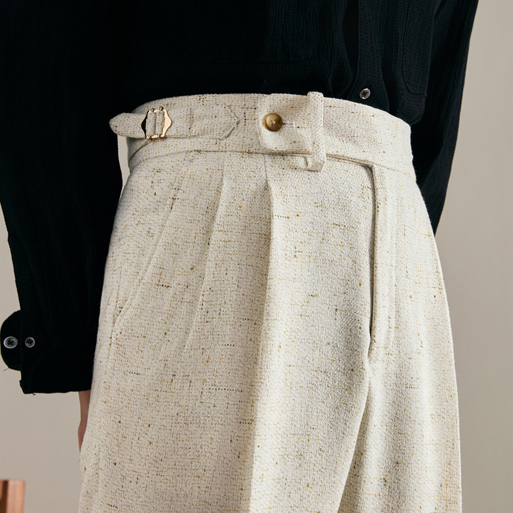 Double Pleated Trousers
