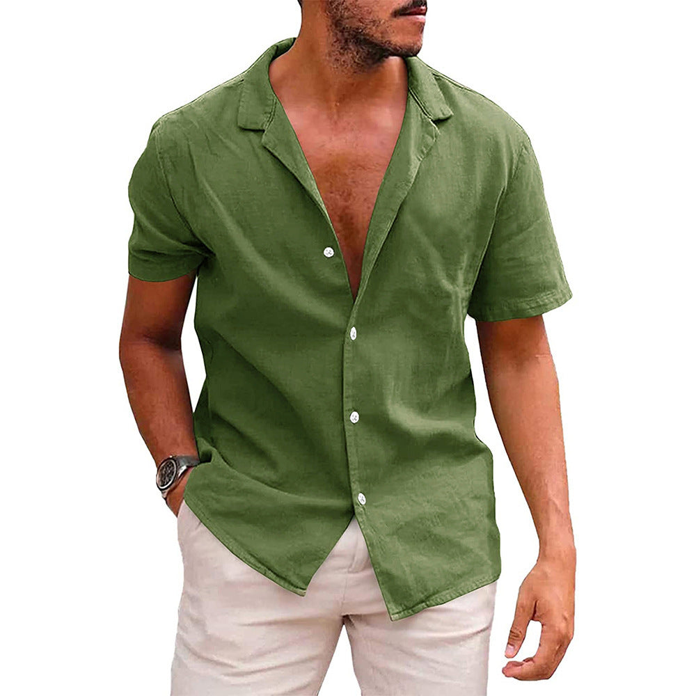 Men's Short Sleeve Summer Comfort Shirt