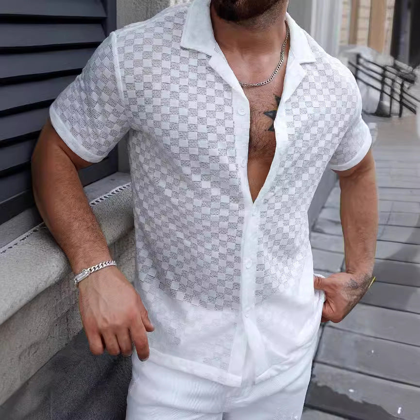 Men's Solice Lace Comfort Casual Shirt