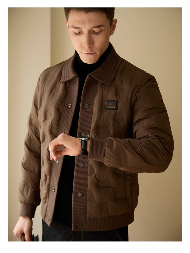 Men's Thick Royal Warm Short Coat