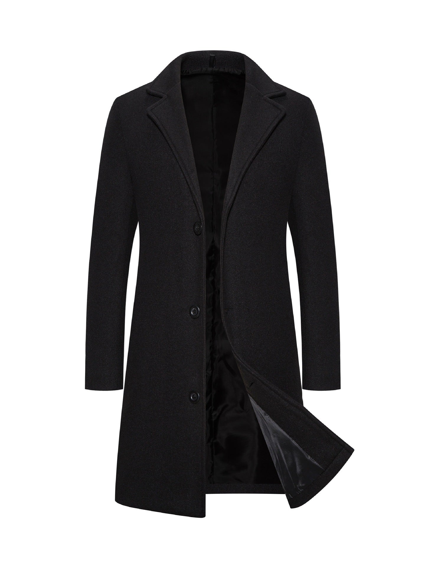 Men's Woolen Trench Coat