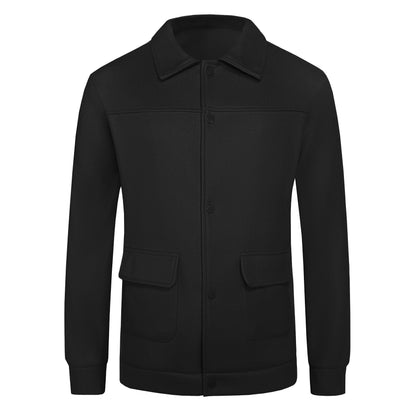 Casual Luxury Wool Lapel Jacket
