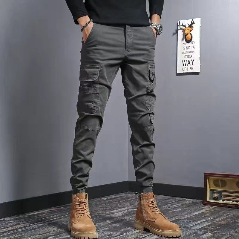 Men's Slim Fit Elastic Casual Denim Pants