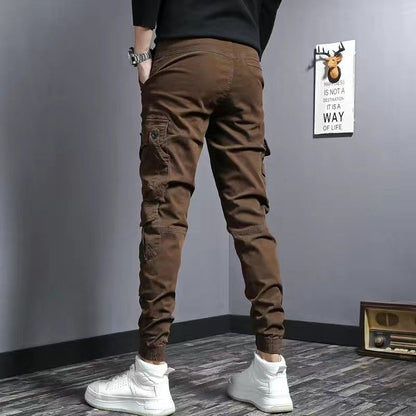 Men's Slim Fit Elastic Casual Denim Pants