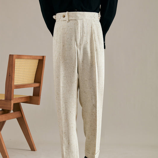Double Pleated Trousers