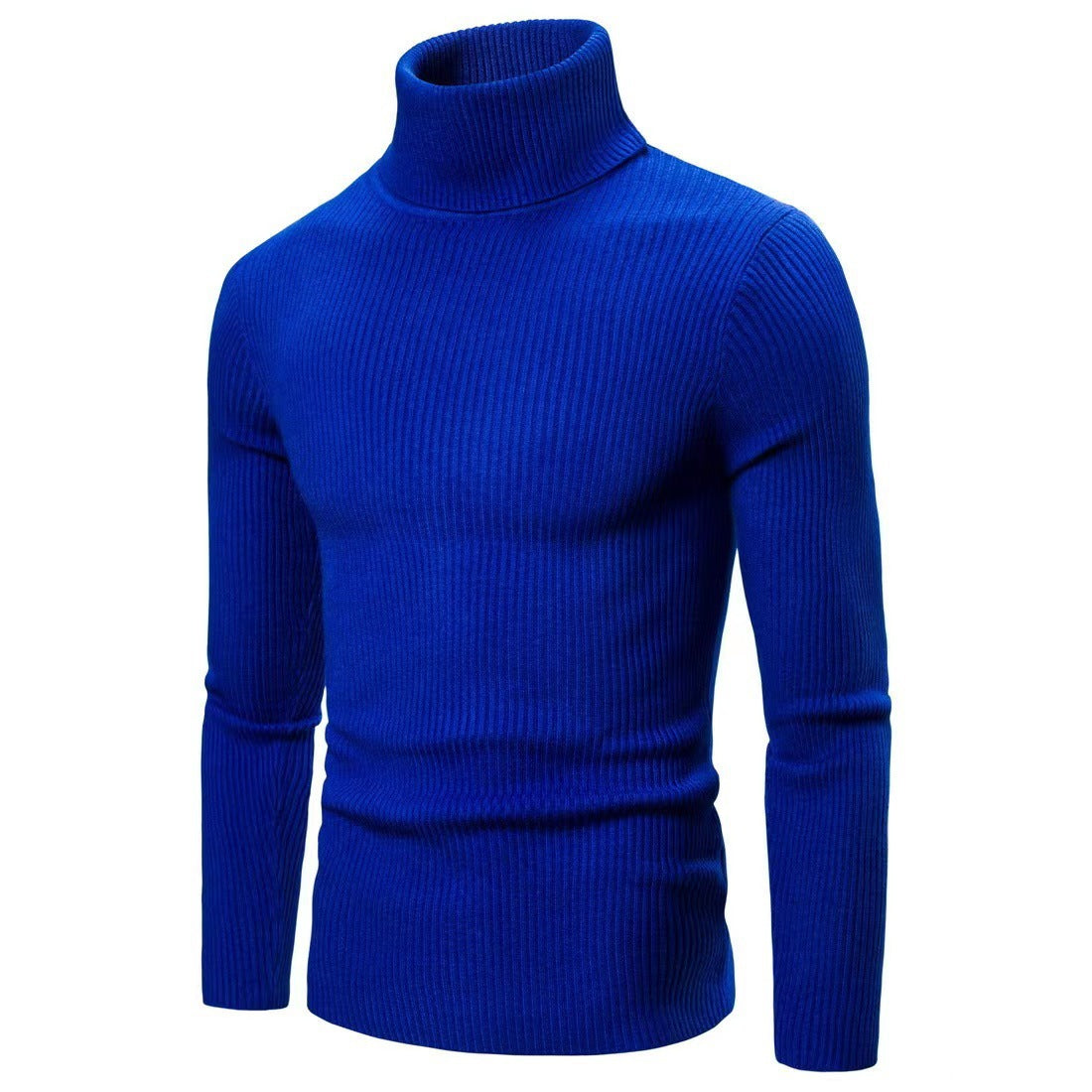 Turtleneck Sweater Blue