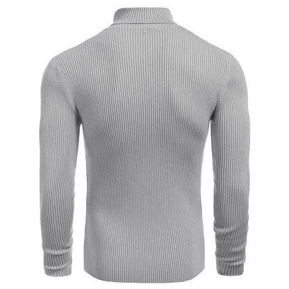 Turtleneck Sweater Light-Grey