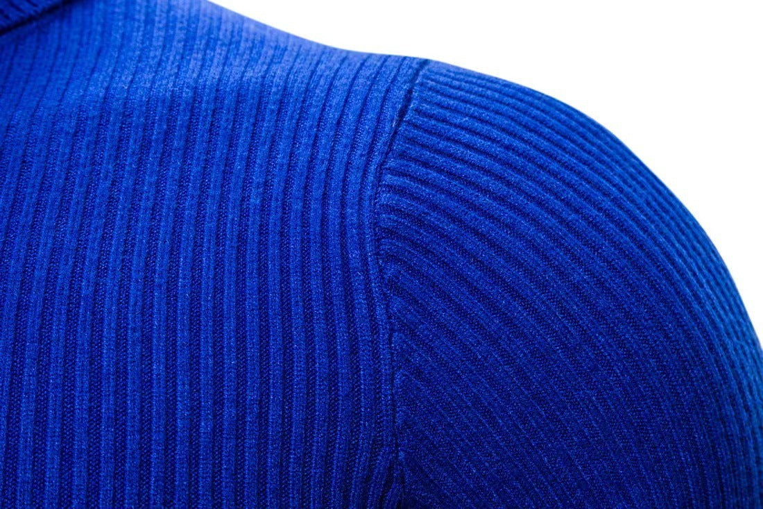 Turtleneck Sweater Blue