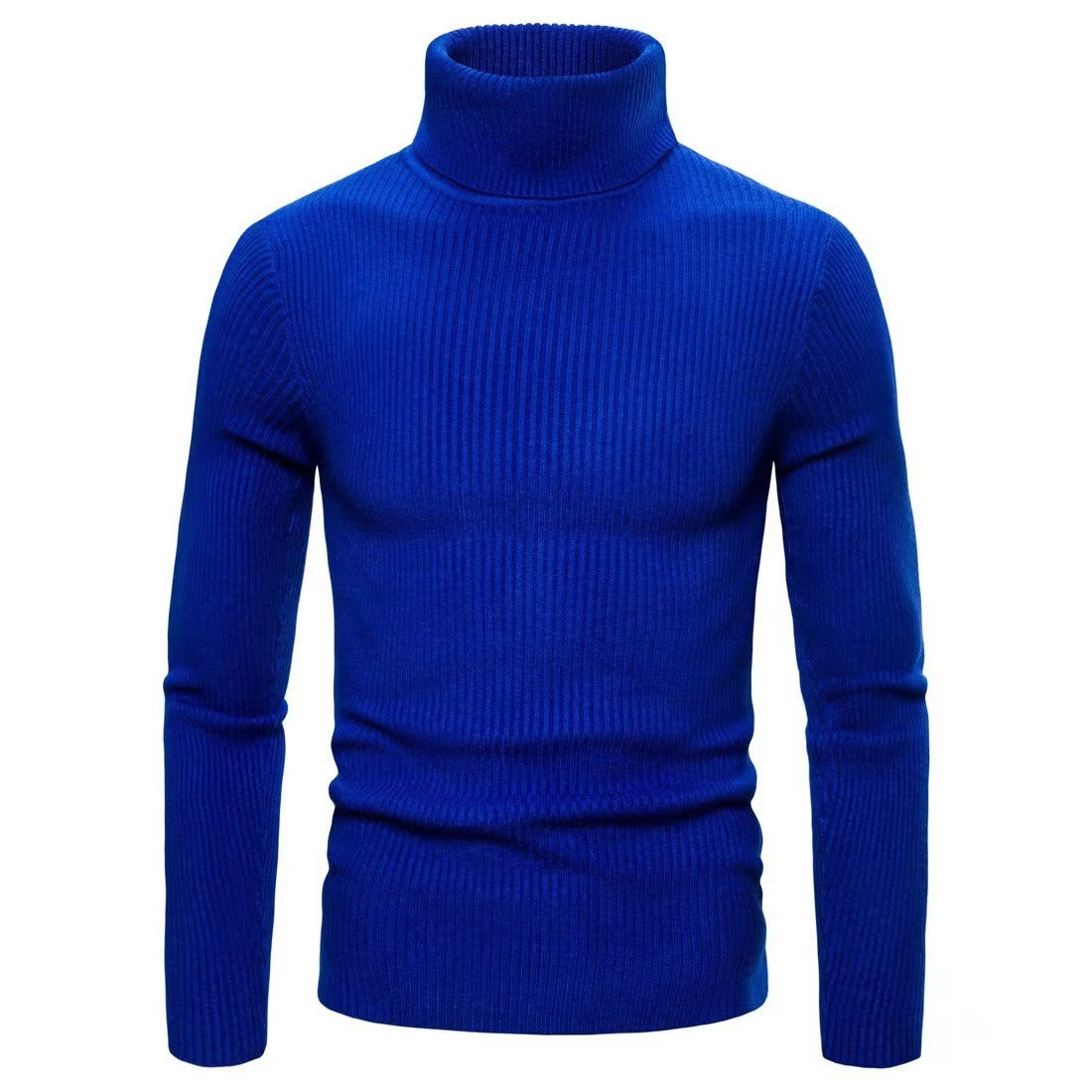 Turtleneck Sweater Blue