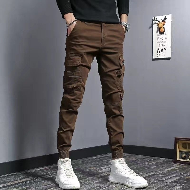 Men's Slim Fit Elastic Casual Denim Pants