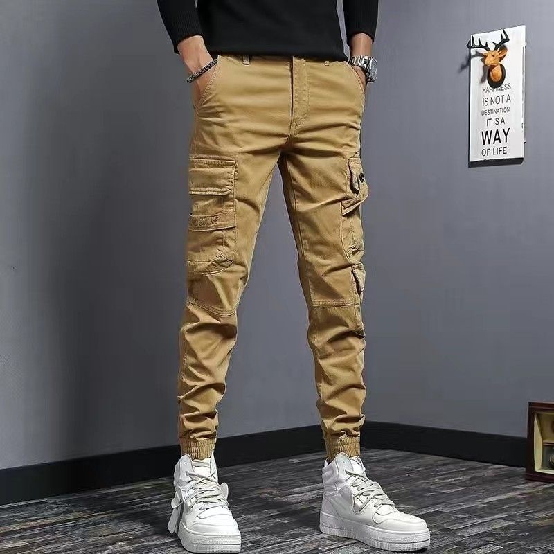 Men's Slim Fit Elastic Casual Denim Pants