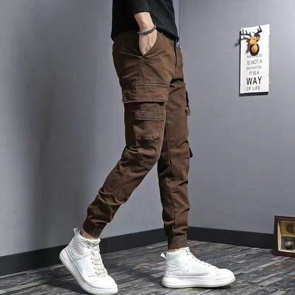 Men's Slim Fit Elastic Casual Denim Pants