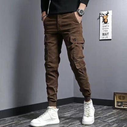 Men's Slim Fit Elastic Casual Denim Pants